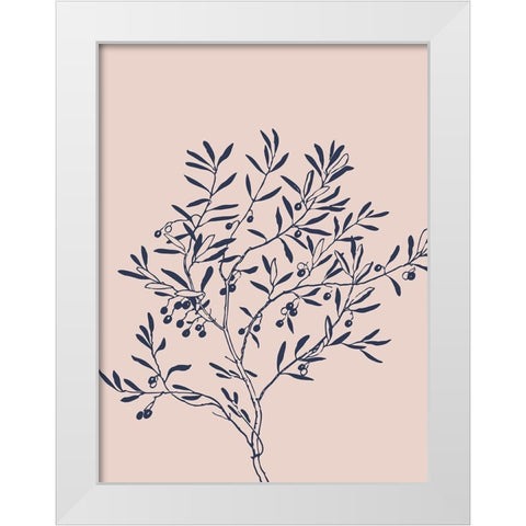 Botany 2 White Modern Wood Framed Art Print by Phillip, Jamie