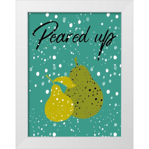 Fruits 1 White Modern Wood Framed Art Print by Phillip, Jamie