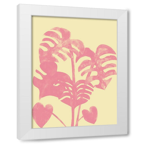 Tropical Fern White Modern Wood Framed Art Print by Phillip, Jamie