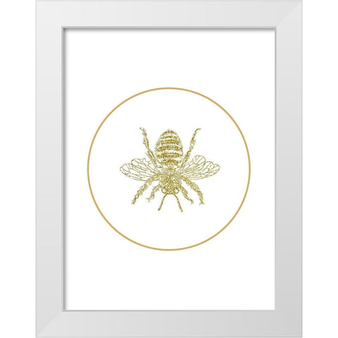 Honeycomb 4 White Modern Wood Framed Art Print by Phillip, Jamie