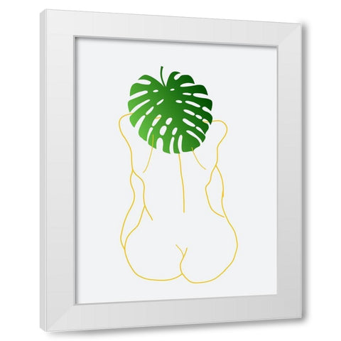 Bath Time White Modern Wood Framed Art Print by Phillip, Jamie