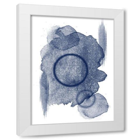 Splended Blue White Modern Wood Framed Art Print by Phillip, Jamie