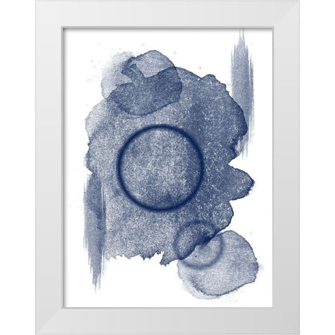 Splended Blue White Modern Wood Framed Art Print by Phillip, Jamie