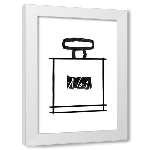 Perfume 2 White Modern Wood Framed Art Print by Phillip, Jamie