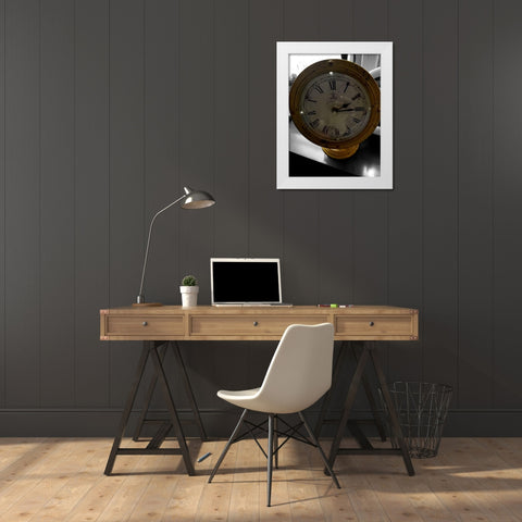 Vintage Time 2 White Modern Wood Framed Art Print by Phillip, Jamie