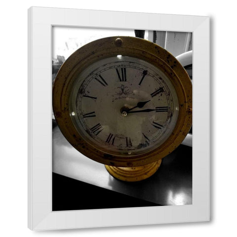 Vintage Time 2 White Modern Wood Framed Art Print by Phillip, Jamie