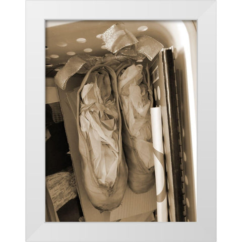 Dance Studio White Modern Wood Framed Art Print by Phillip, Jamie