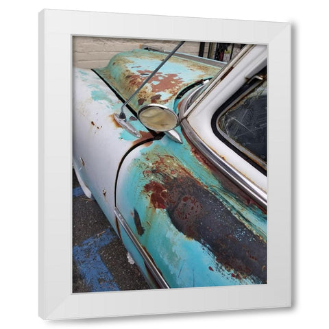 Race Track 2 White Modern Wood Framed Art Print by Phillip, Jamie