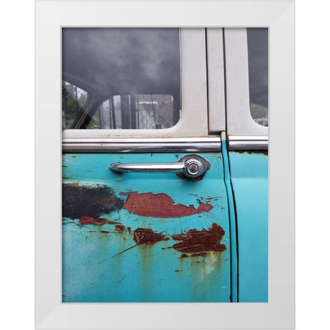 Race Track 3 White Modern Wood Framed Art Print by Phillip, Jamie