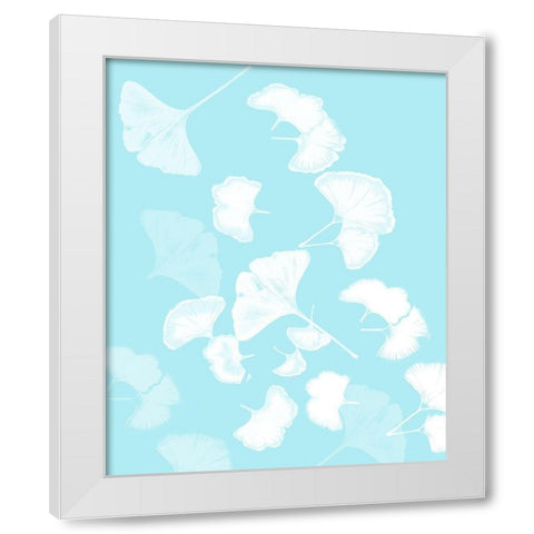 Ginkgo 2 White Modern Wood Framed Art Print by Phillip, Jamie