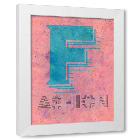 Fashion White Modern Wood Framed Art Print by Phillip, Jamie