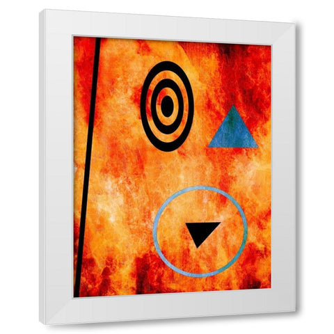Celestrial Abstract 2 White Modern Wood Framed Art Print by Phillip, Jamie