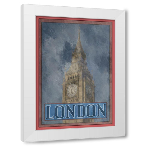 London White Modern Wood Framed Art Print by Phillip, Jamie