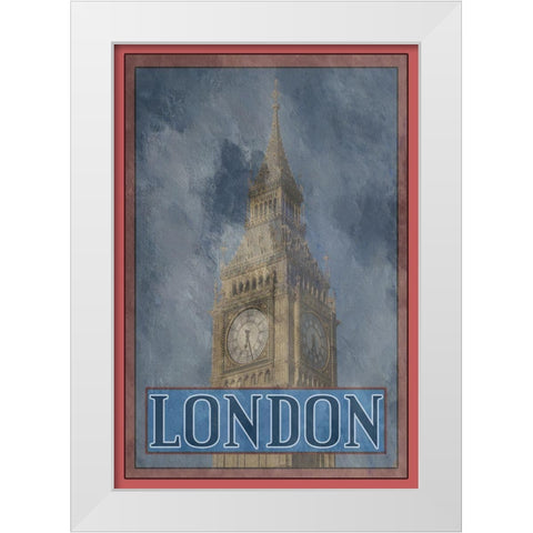 London White Modern Wood Framed Art Print by Phillip, Jamie