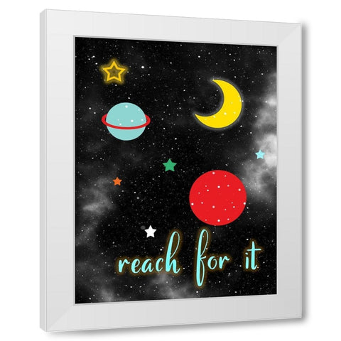 Stars 1 White Modern Wood Framed Art Print by Phillip, Jamie