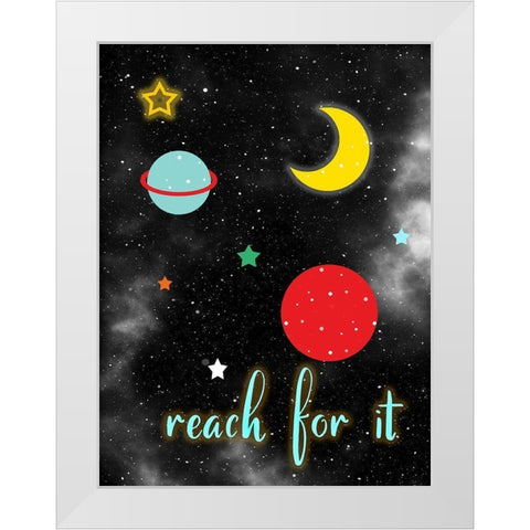 Stars 1 White Modern Wood Framed Art Print by Phillip, Jamie