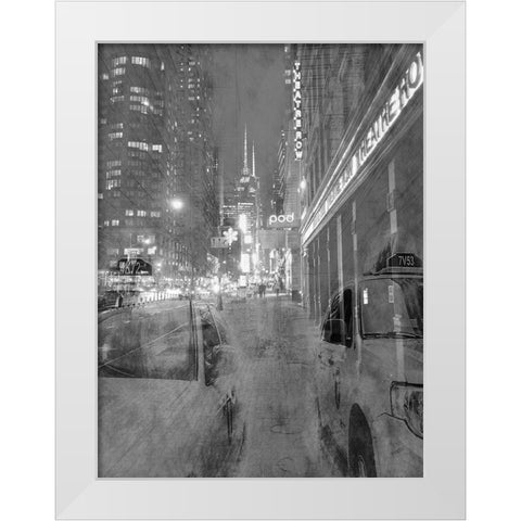 New York Moment White Modern Wood Framed Art Print by Phillip, Jamie