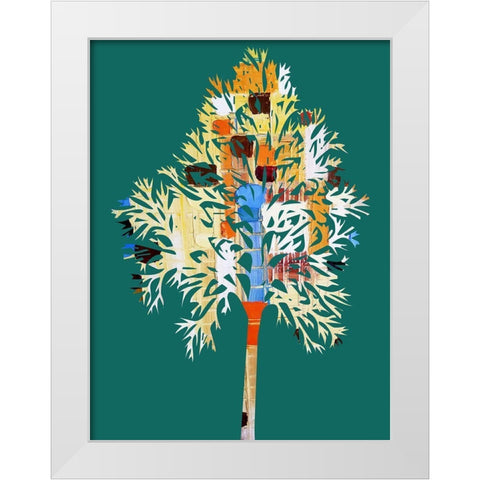 Sprung 1 White Modern Wood Framed Art Print by Phillip, Jamie