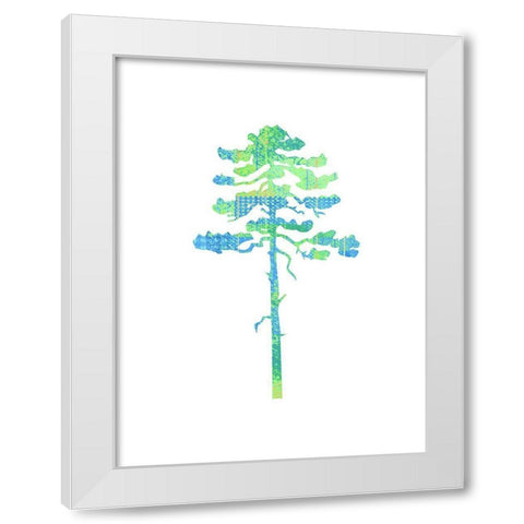Sprung 4 White Modern Wood Framed Art Print by Phillip, Jamie