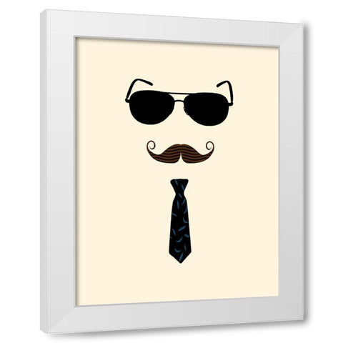 Father 2 White Modern Wood Framed Art Print by Phillip, Jamie