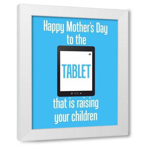 Mother 8 White Modern Wood Framed Art Print by Phillip, Jamie