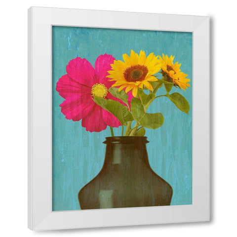 Spring Vase 2 White Modern Wood Framed Art Print by Phillip, Jamie