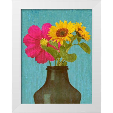 Spring Vase 2 White Modern Wood Framed Art Print by Phillip, Jamie