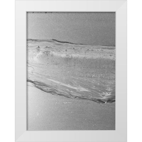 Black Space Line 1 White Modern Wood Framed Art Print by Phillip, Jamie