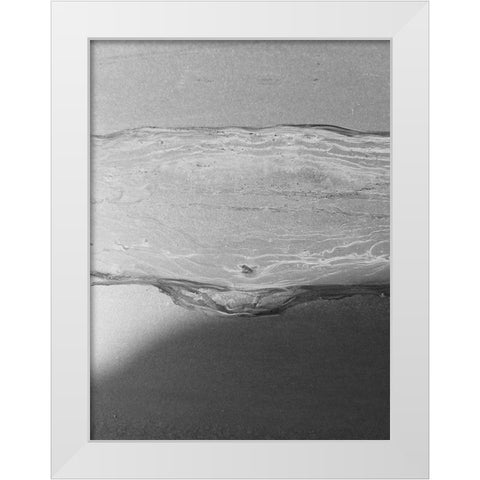Black Space Line 2 White Modern Wood Framed Art Print by Phillip, Jamie