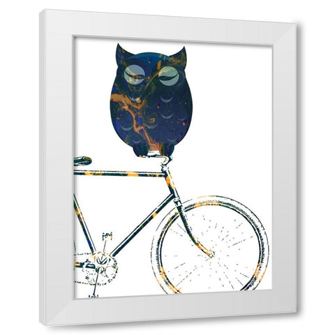 Bicycle Travel 2 White Modern Wood Framed Art Print by Phillip, Jamie