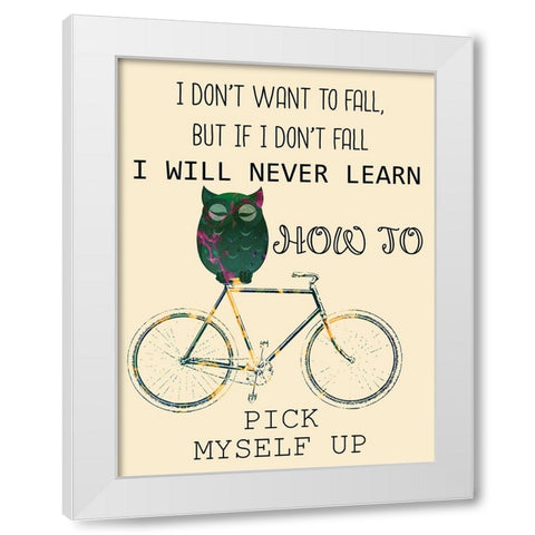 Bicycle Travel 5 White Modern Wood Framed Art Print by Phillip, Jamie
