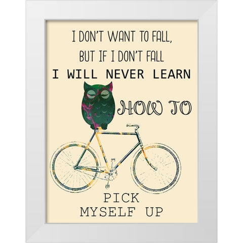 Bicycle Travel 5 White Modern Wood Framed Art Print by Phillip, Jamie