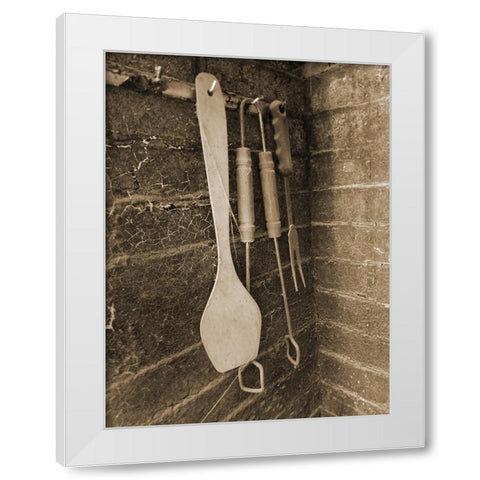 Old Cook House 1 White Modern Wood Framed Art Print by Phillip, Jamie