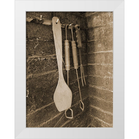 Old Cook House 1 White Modern Wood Framed Art Print by Phillip, Jamie
