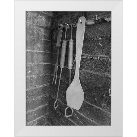 Old Cook House 2 White Modern Wood Framed Art Print by Phillip, Jamie