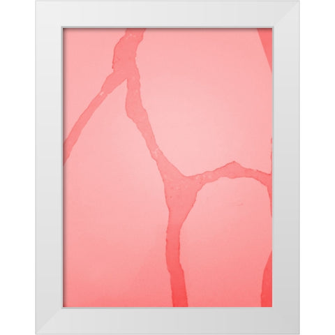 Retro 70s 2 White Modern Wood Framed Art Print by Phillip, Jamie