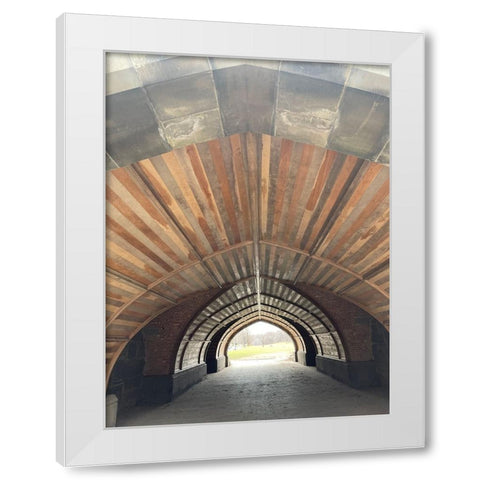 Tunnel White Modern Wood Framed Art Print by Phillip, Jamie