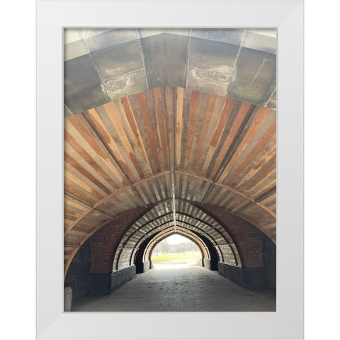 Tunnel White Modern Wood Framed Art Print by Phillip, Jamie