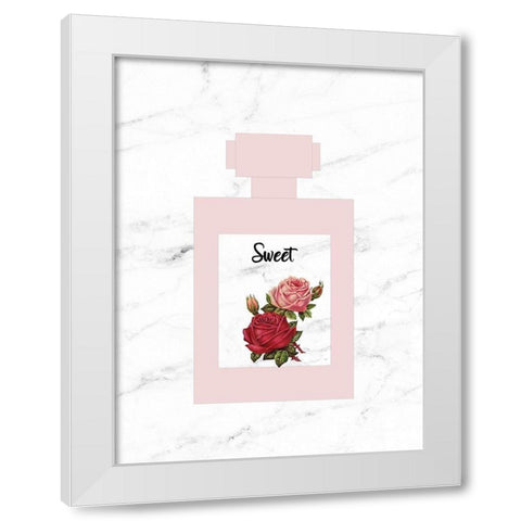 Sweet White Modern Wood Framed Art Print by Phillip, Jamie