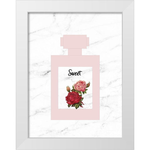 Sweet White Modern Wood Framed Art Print by Phillip, Jamie