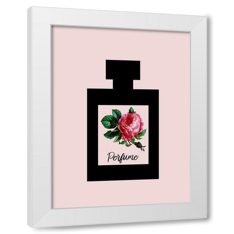 Perfume White Modern Wood Framed Art Print by Phillip, Jamie