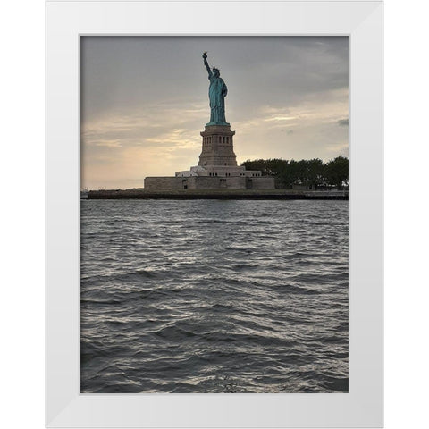 Stat 1 White Modern Wood Framed Art Print by Phillip, Jamie