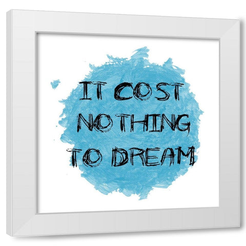 To Dream White Modern Wood Framed Art Print by Phillip, Jamie