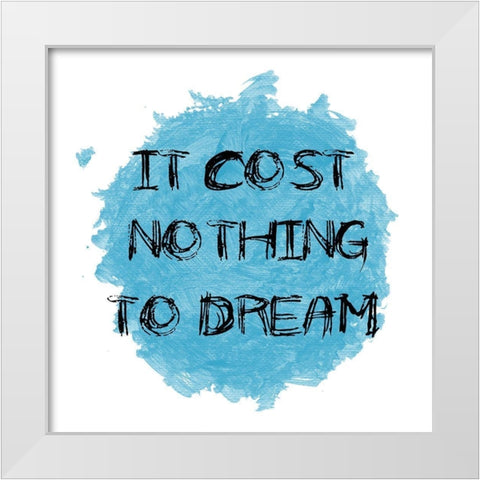 To Dream White Modern Wood Framed Art Print by Phillip, Jamie