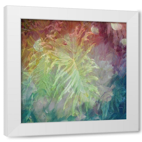 Blazig Tropics White Modern Wood Framed Art Print by Phillip, Jamie