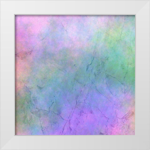 Blending Crystal White Modern Wood Framed Art Print by Phillip, Jamie