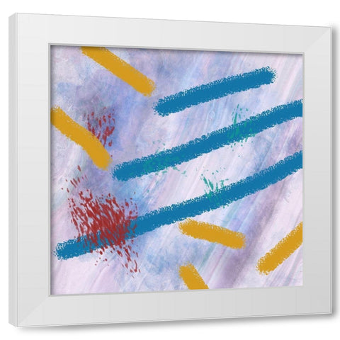 Blanch Abstract  White Modern Wood Framed Art Print by Phillip, Jamie