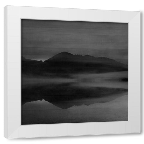 Wooden Lodge 2 White Modern Wood Framed Art Print by Phillip, Jamie