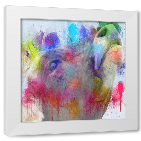 Abstract Farmhouse 2 White Modern Wood Framed Art Print by Phillip, Jamie