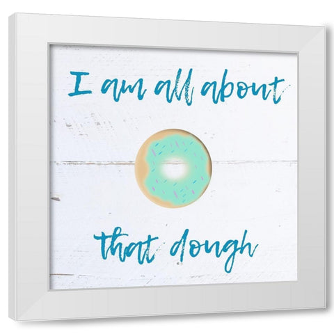 Big Dough White Modern Wood Framed Art Print by Phillip, Jamie
